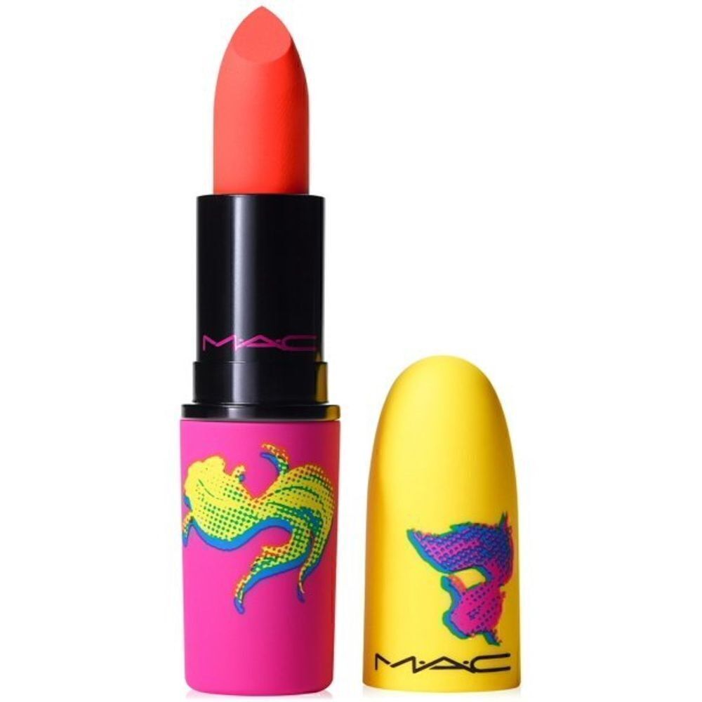 🥳Host Pick🥳 NIB MAC Lunar New Year Powder Kiss Lipstick in Playing Koi